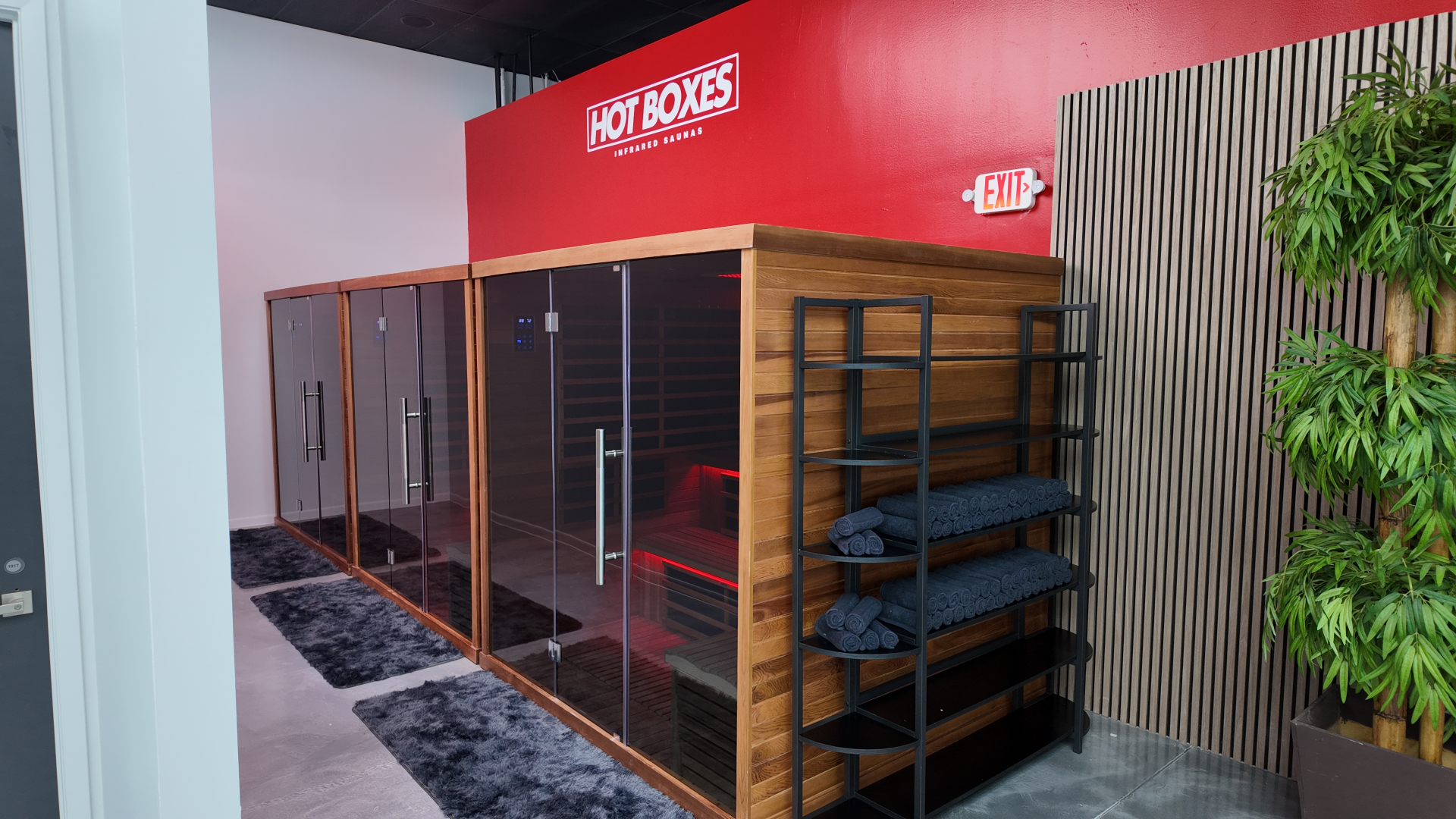 Infrared Sauna at REDSOL Wellness Club - League City TX Private infrared sauna room at REDSOL Wellness Club in League City Texas